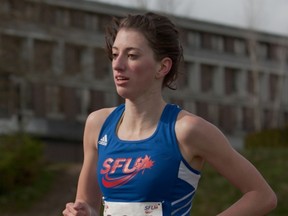 SFU's Jessica Smith wraps up her Clan career Saturday, then looks ahead to even bigger running goals down the road. (SFU athletics)