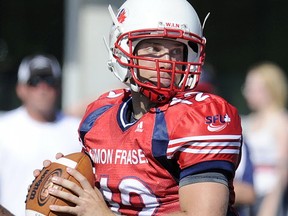 SFU's Trey Wheeler passed for 286 yards and one touchdown in the Clan loss on Saturday at Western Oregon, (PNG photo)