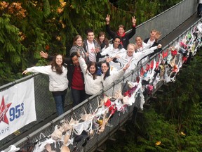 Bras across Capilano suspension bridge (Handout)