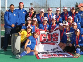 The 2011 CIS women's field hockey champs from the University of BC. (CIS photo)