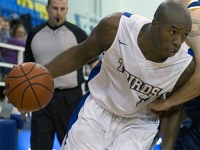 UBC's Kamar Burke posted 15 points and grabbed 17 rebounds on Friday. (Richard Lam, UBC athletics)