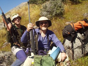 SFU business professor emeritus Gary Mauser, seen here hunting in New Zealand, has always opposed the now-eliminated long gun registry.