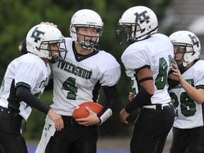 Lord Tweedsmuir's Mike Messenger went from trapped elevator, to hospital to playoff winner. (PNG file photo)