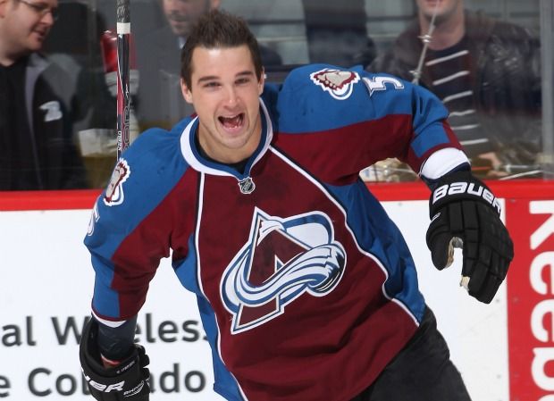 DENVER — Former Canucks defenceman Shane O'Brien takes to the ice Nov. 18 against Dallas. He has been logging more than 20 minutes a game for the Colorado Avalanche. (Photo by Michael Martin/NHL via Getty Images).