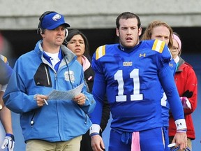 UBC's dynamic duo of head coach Shawn Olson and quarterback Billy Greene were each named finalists for major CIS football awards on Thursday. (PNG photo)