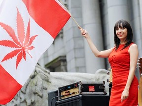 Jodie Emery, wife of jailed pot activist Marc Emery, has flown the flag against marijuana prohibition for years. (Jason Payne, PNG file photo)