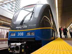 SkyTrain's Expo Line shut down early Saturday, Nov. 12. As of 9 a.m., TransLink had no estimate on when service would resume. (Arlen Redekop photo, PNG files)