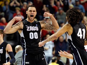 North Van's Rob Sacre has been a tower of strength for the Gonzaga Bulldogs. (Getty Images)