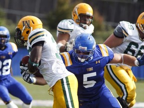 UBC's Serge Kaminsky is a leader of the Thunderbirds' defence. (Bob Frid, UBC athletics)