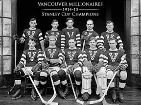 The Vancouver Millioinaires, 1915 Stanley Cup champions.
