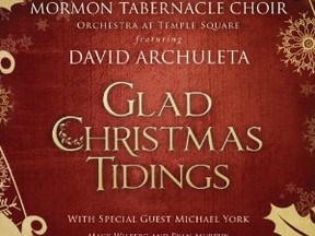 David Archuleta: Glad Christmas Tidings (album cover)