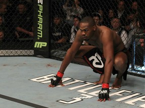 TORONTO, ON - DECEMBER 10:  Jon "Bones" Jones stands in the Octagon before his bout against Lyoto Machida during the UFC 140 event at Air Canada Centre on December 10, 2011 in Toronto, Ontario, Canada.  (Photo by Nick Laham/Zuffa LLC/Zuffa LLC via Getty Images)