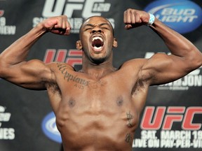 JON JONES UFC 128 WEIGH INS
