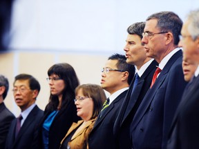 Vancouver Mayor Gregor Robertson and his council are sworn in for a second term Dec. 5. (Stuart Davis/PNG files)