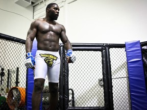 Anthony Johnson steps into the Octagon Saturday night at UFC 142 to make his middleweight debut against Vitor Belfort. (photo courtesy of Ryan Loco)