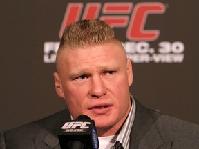 Now that Brock Lesnar has hung up his massive four-ounce gloves, what fighters will step and become pay-per-view stars in 2012? (Photo by Josh Hedges/Zuffa LLC/Zuffa LLC via Getty Images)