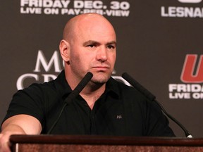 UFC President Dana White will be a busy man in 2012, but if everything goes according to plan, he'll also be a very, very happy man by this time next year.  (Photo by Josh Hedges/Zuffa LLC/Zuffa LLC via Getty Images)