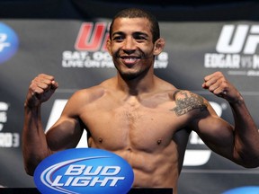 UFC featherweight champion Jose Aldo defends his title against unbeaten challenger Chad Mendes at UFC 142 in Rio de Janeiro, Brazil on January 14. (photo courtesy of Zuffa LLC)
