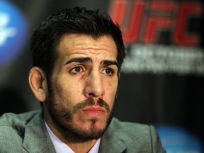 Kenny Florian, shown here at the UFC 136 pre-fight press conference at the Toyota Center on October 5, 2011 in Houston, Texas, might be forced to retire from the UFC due to a herniated disc in his back. (photo courtesy of Zuffa LLC)