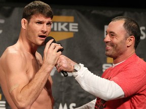 British middleweight contender Michael Bisping will now face Chael Sonnen next weekend on FOX, with the winner earning a date with Anderson Silva in the future. (Photo by Josh Hedges/Zuffa LLC/Zuffa LLC via Getty Images)