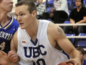 UBC's Doubl Plumb helped his team win its sixth straight Canada West game on Saturday in Winnipeg. (PNG file photo)