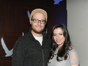 Seth Rogen and Lauren Miller at Sundance