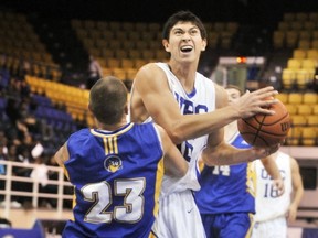 UBC's Tommy Nixon led the offensive charge for the Thunderbirds on Saturday in Kamloops. (Ian Lindsay, PNG file photo)