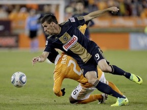 Seba in action for Philly against the Houston Dynamo in 2011. (Thomas B. Shea/Getty Images)