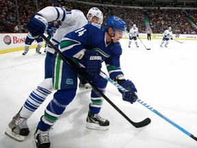 Alex Burrows is a lot more fun to watch when he's doing things like driving to the net than diving for effect.