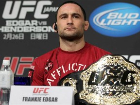 Former UFC lightweight champion Frankie Edgar wants to stay at lightweight, but Dana White wants him to move down and face Jose Aldo for the featherweight title.