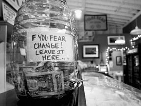 Tip jar