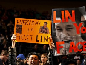 You'd have to call Jeremy Lin a huge hit since he splash-landed on Broadway (or near it) several games ago.