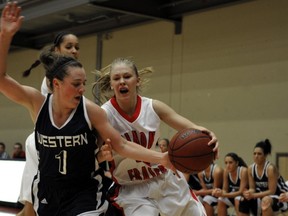 Simon Fraser point guard Kristina Collins has lifted her game and her preparation to a new level this season atop Burnaby Mountain. (PNG photo)