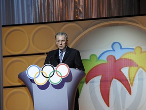 International Olympic Committee President Jacques Rogge opening the 2012 Women and Sport conference --  (c) Bob Long/IOC