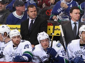 canucks recent bench