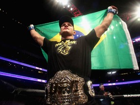 UFC heavyweight champion Junior dos Santos will defend the title for the first time against Alistair Overeem in the main event of UFC 146 on Memorial Day weekend in Las Vegas, Nevada.