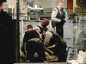 Cpl. Monty Robinson was the most senior officer involved in the fatal take-down of Robert Dziekanski at the Vancouver airport in 2007. (PNG FILES)