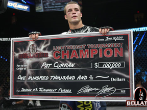 Featherweight tournament winner Pat Curran returns to the cage Wednesday night to face champion Joe Warren in the main event of Bellator's first card of 2012.