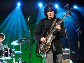 Jack White (right) and his band  The Raconteurs perform to a sold out house in Stanley Park at the Malkin Bowl in Vancouver September 18, 2008. (Ric Ernst/PNG)