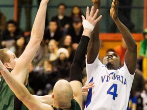 It's up in the air who the favorite is as No. 4 UFV clashes with No. 5 Victoria tonight. (Darren Stone, Times Colonist files)