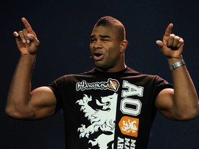 Alistair Overeem torpedoed one of the most anticipated fights of the year by having freakishly elevated levels of testosterone. (Photo by Kevork Djansezian/Getty Images)