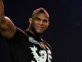 Alistair Overeem's T/E ratio was more than three-times higher than the acceptable limit when the Nevada State Athletic Commission tested the UFC heavyweight last week. (Photo by Kevork Djansezian/Getty Images)
