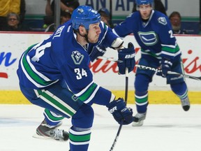 Vancouver Canucks forward Byron Bitz has been suspended for two games in the NHL playoffs.