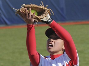 SFU's Lauren Mew was part of a seventh-inning rally that fell short on Sunday in Ellensburg. (PNG file photo)