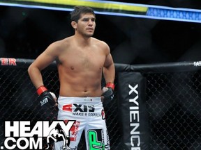 Former middleweight title challenger Patrick Cote won his fourth consecutive fight since being released from the UFC last night. (photo courtesy of Heavy MMA)