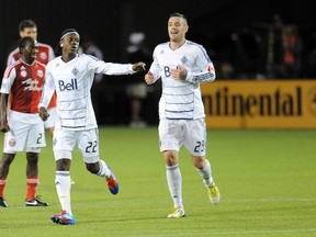 Whitecaps' speedy striker Darren Mattocks figures he can score 10 goals this season. (Steve Dykes/Getty Images)