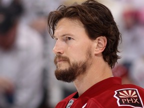 Shane Doan has once again maintained his preference to remain in Phoenix, but reality is setting in that the cloudy Coyotes ownership picture may finally test the patience of the coveted unrestricted free agent (Getty Images via National Hockey League.)