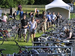 Vancouver’s thriving cycling community was on display at last weekend’s folk festival at Jericho Beach. (Stuart Davis/PNG)
