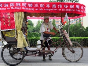 Rickshaw Ride China to London