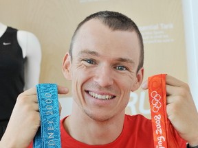 Victoria's Simon Whitfield will have a chance to add a third Olympic medal when men's triathlon hits Hyde Park on Aug. 7.